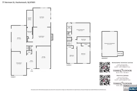 Floorplan - 77 Herman St, Hackensack, NJ 07601 photo 2 of 7