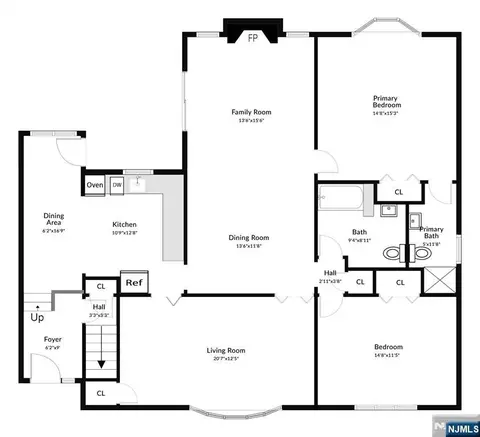 Floorplan - 86 Willowbrook Ct, Paramus, NJ 07652 photo 2 of 2