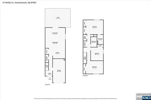 Floorplan - 57 Reilly Ct, Hackensack, NJ 07601 photo 1 of 1