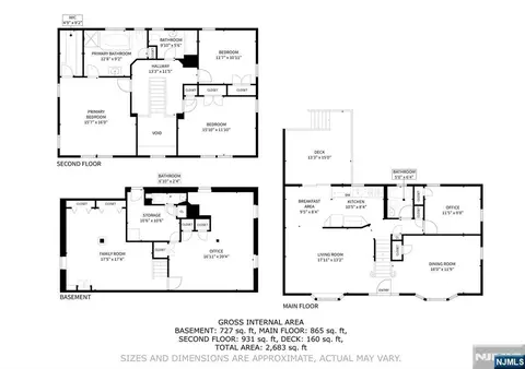 Floorplan - 41 Circle Dr, Paramus, NJ 07652 photo 1 of 1