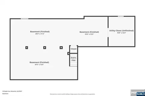 Floorplan - 39 Maple Ave, Demarest, NJ 07627 photo 1 of 3