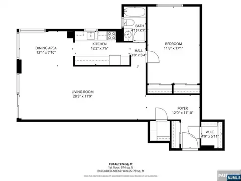 Floorplan - 235 Prospect Ave #2B, Hackensack, NJ 07601 photo 1 of 1