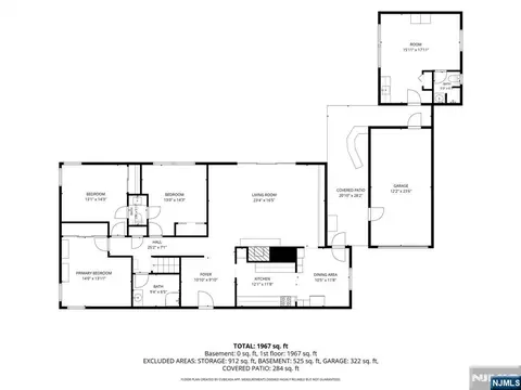 Floorplan - 214 Berdan Ave, Wayne, NJ 07470 photo 1 of 3