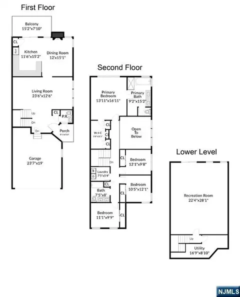 Floorplan - 34 Eider Ct, Wayne, NJ 07470 photo 1 of 2
