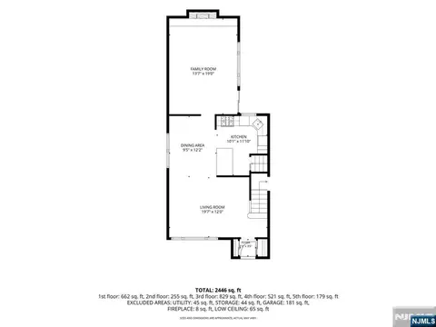 Floorplan - 376 Chelsea St, Paramus, NJ 07652 photo 3 of 7