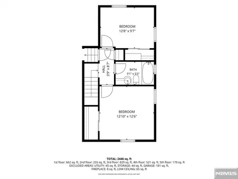 Floorplan - 376 Chelsea St, Paramus, NJ 07652 photo 4 of 6