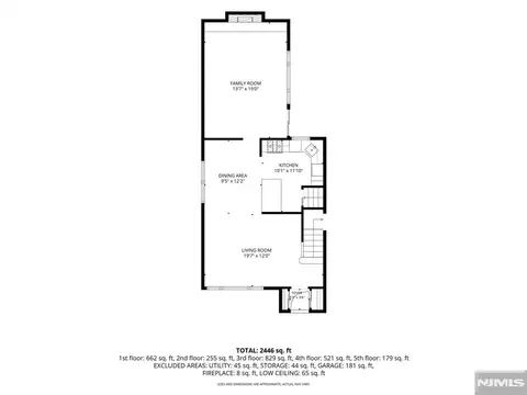 Floorplan - 376 Chelsea St, Paramus, NJ 07652 photo 3 of 6