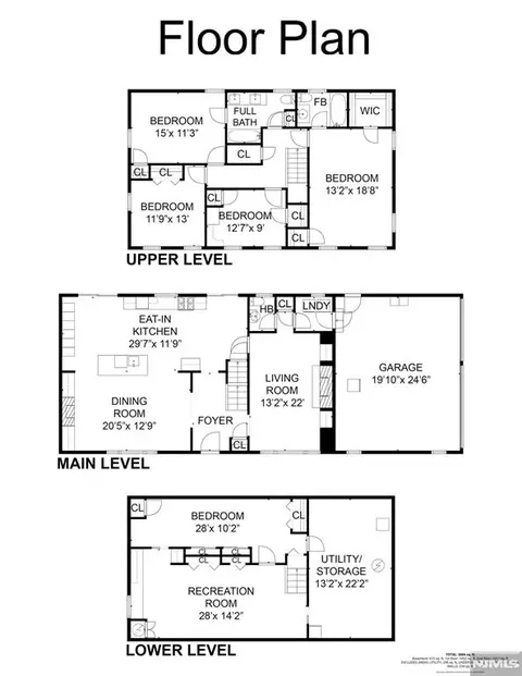 Floorplan - 376 Chelsea St, Paramus, NJ 07652 photo 5 of 6