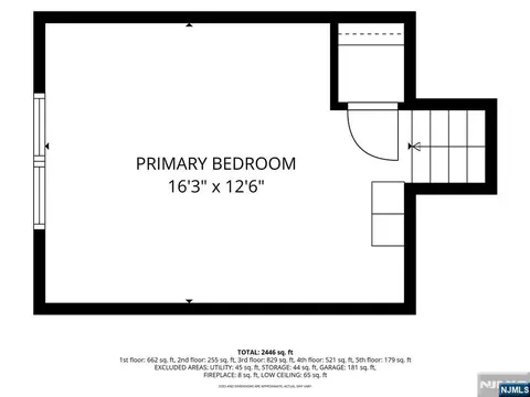 Floorplan - 376 Chelsea St, Paramus, NJ 07652 photo 6 of 7