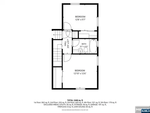 Floorplan - 376 Chelsea St, Paramus, NJ 07652 photo 4 of 7