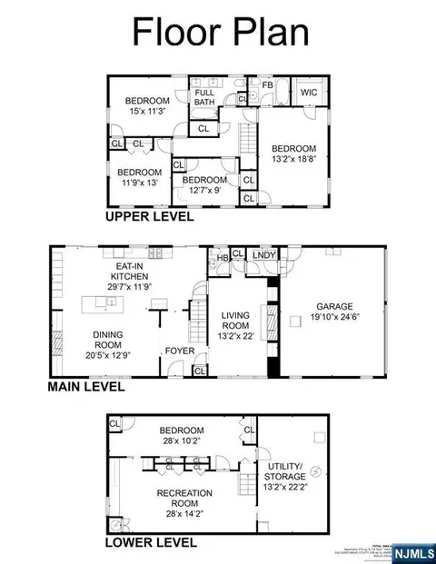Floorplan - 376 Chelsea St, Paramus, NJ 07652 photo 5 of 7