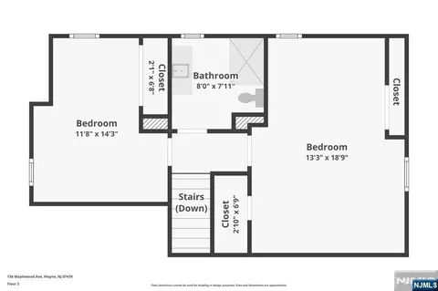 Floorplan - 122 Maplewood Ave, Wayne, NJ 07470 photo 2 of 4