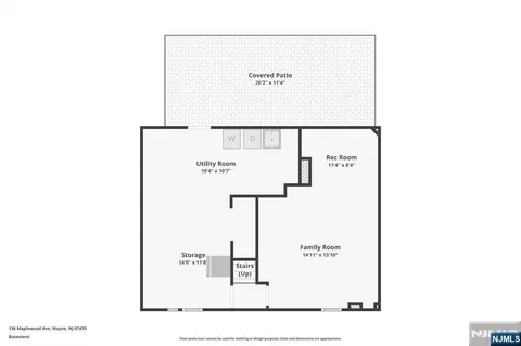 Floorplan - 122 Maplewood Ave, Wayne, NJ 07470 photo 1 of 4