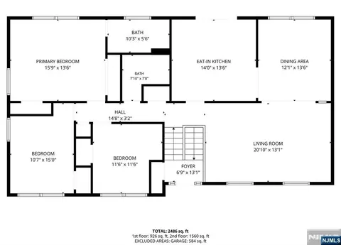 Floorplan - 73 Brandon Ave, Wayne, NJ 07470 photo 2 of 3