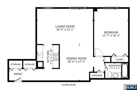 Floorplan - 25 Jefferson St #6D, Hackensack, NJ 07601 photo 1 of 1