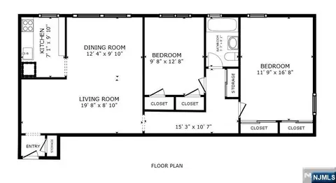 Floorplan - 214 Prospect Ave #143C, Hackensack, NJ 07601 photo 1 of 1