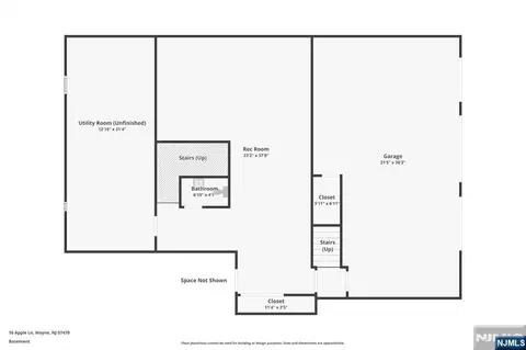 Floorplan - 16 Apple Ln, Wayne, NJ 07470 photo 1 of 4