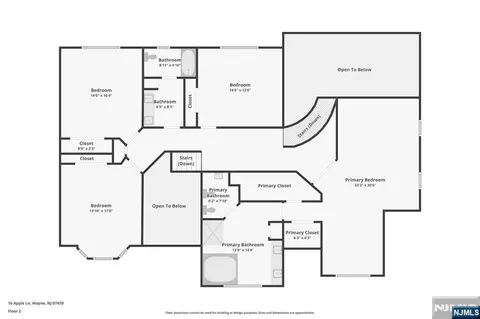 Floorplan - 16 Apple Ln, Wayne, NJ 07470 photo 3 of 4