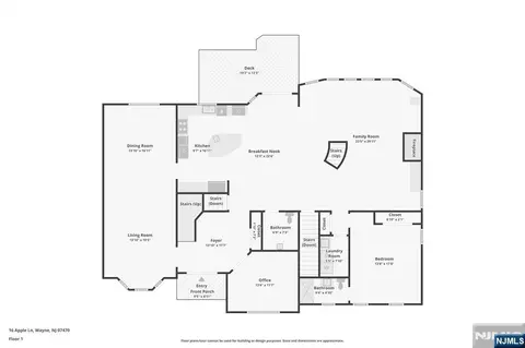 Floorplan - 16 Apple Ln, Wayne, NJ 07470 photo 2 of 4