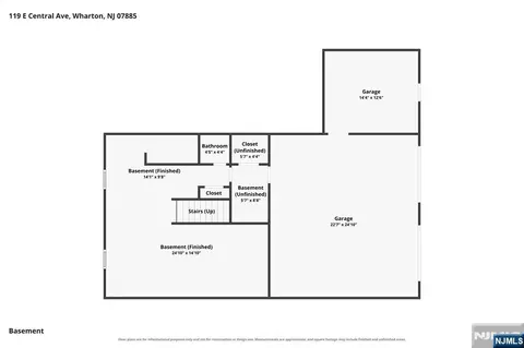 Floorplan - 119 E Central Ave, Wharton, NJ 07885 photo 2 of 3