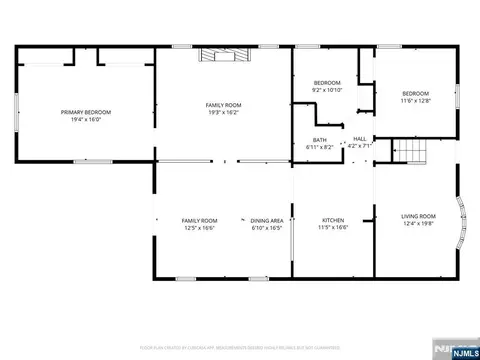 Floorplan - 90 Byrne St, Hackensack, NJ 07601 photo 1 of 3