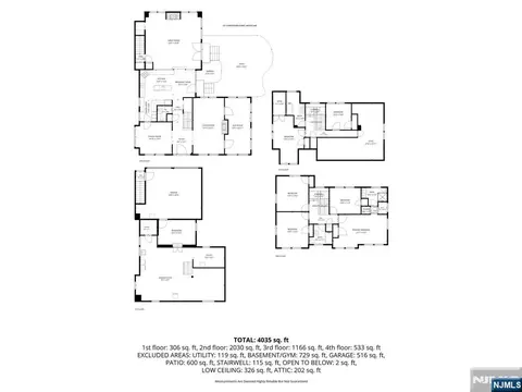 Floorplan - 121 Christopher St, Montclair, NJ 07042 photo 1 of 1