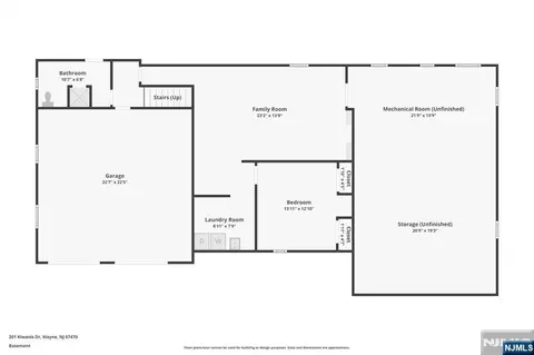 Floorplan - 201 Kiwanis Dr, Wayne, NJ 07470 photo 2 of 3