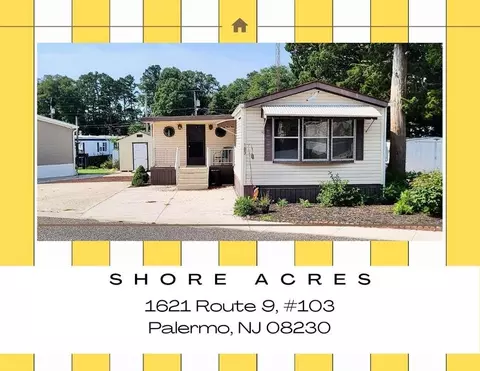 1621 Route 9 #SHORE ACRES, 103 CENTER STRE, Palermo, NJ 08230