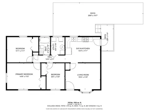 Floorplan - 111 John St, Helmetta, NJ 08828 photo 1 of 1