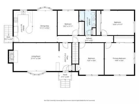 Floorplan - 6 E 2nd St, Port Reading, NJ 07064 photo 2 of 3