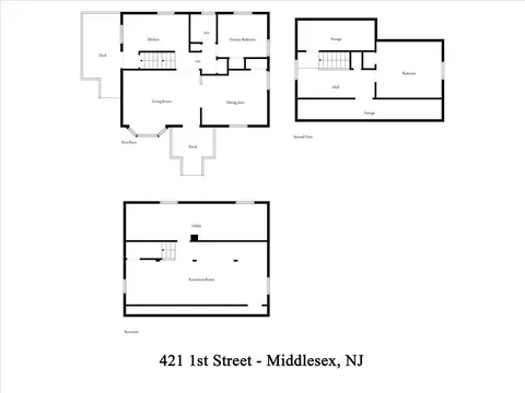 Floorplan - 421 1st St, Middlesex, NJ 08846 photo 1 of 1