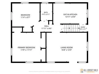 Floorplan - 4 Ruth Pl, Middlesex, NJ 08846 photo 1 of 2