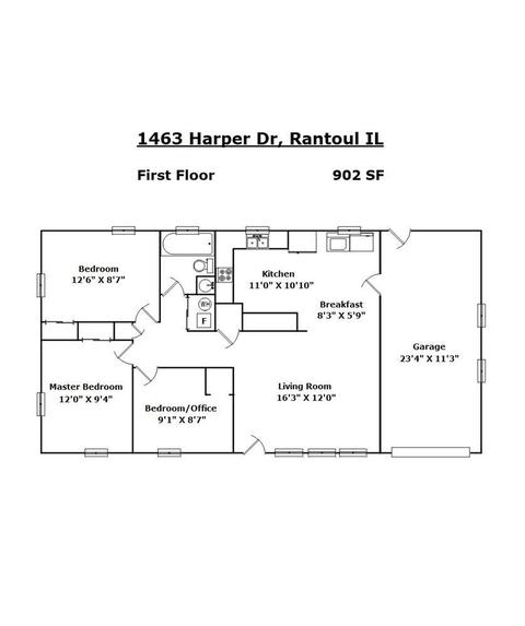 1463 Harper Dr, Rantoul, IL 61866 photo 37