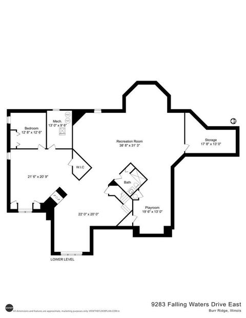 9283 E Falling Waters Dr, Burr Ridge, IL 60527 photo 42