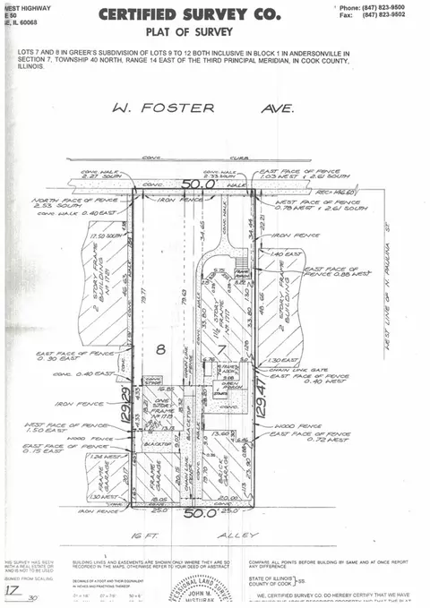 1717-1719 W Foster Ave, Chicago, IL 60640