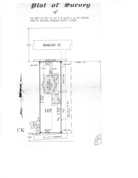 Floorplan - 170 E Iroquois St, Sheldon, IL 60966 photo 1 of 1