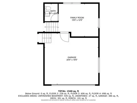 Floorplan - 1311 E Illinois St, Wheaton, IL 60187 photo 3 of 5