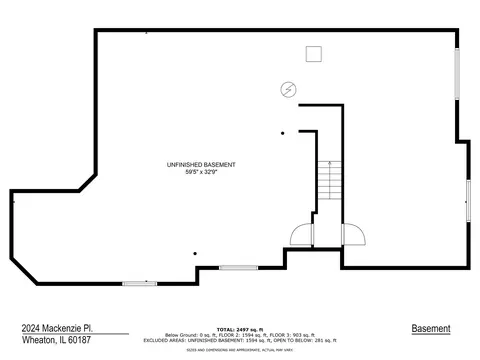 Floorplan - 2024 Mackenzie Pl, Wheaton, IL 60187 photo 3 of 3