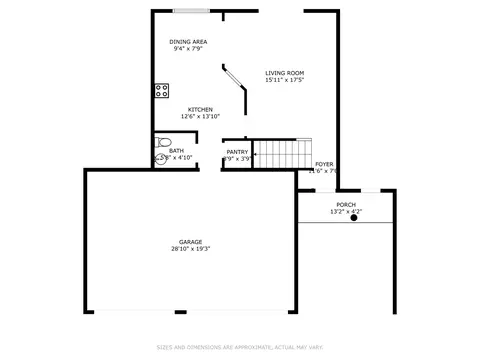 Floorplan - 1545 Spaulding Rd, Bartlett, IL 60103 photo 3 of 3