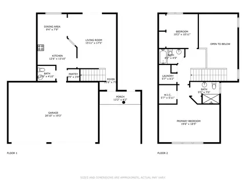Floorplan - 1545 Spaulding Rd, Bartlett, IL 60103 photo 1 of 3