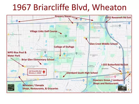 Floorplan - 1967 Briarcliffe Blvd, Wheaton, IL 60189 photo 2 of 2