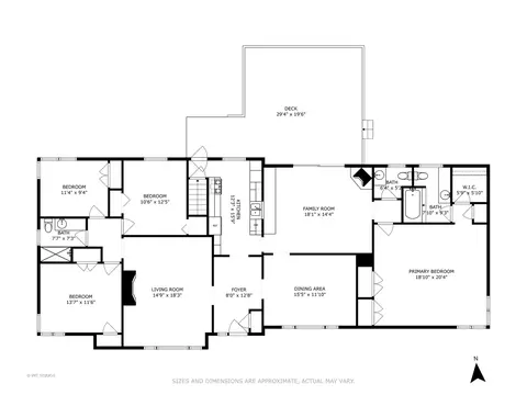 Floorplan - 835 Heather Rd, Deerfield, IL 60015 photo 2 of 3