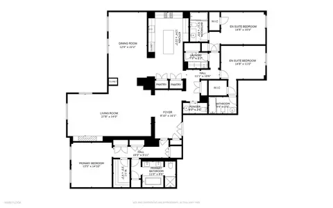 Floorplan - 159 E Walton Pl #12C, Chicago, IL 60611 photo 1 of 1
