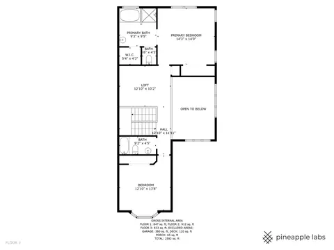 Floorplan - 1102 Horizon Dr, Bartlett, IL 60103 photo 2 of 4