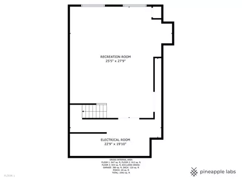 Floorplan - 1102 Horizon Dr, Bartlett, IL 60103 photo 4 of 4