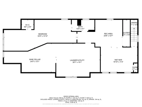 Floorplan - 3013 Maple Ave, Berwyn, IL 60402 photo 1 of 4