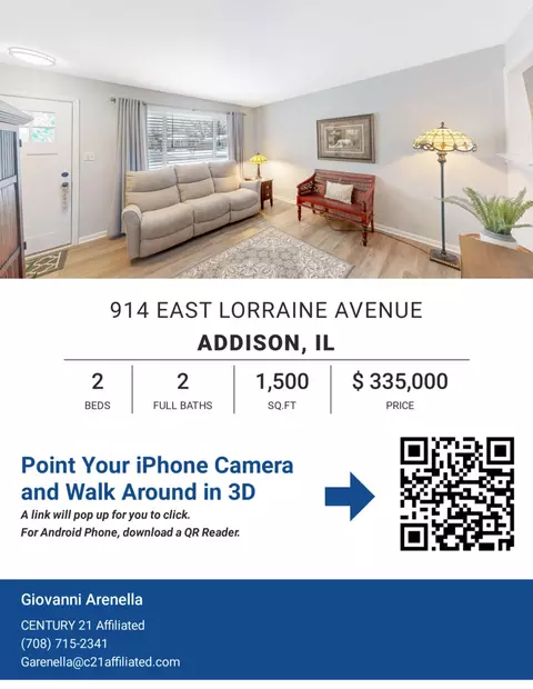 Living - 914 E Lorraine Ave, Addison, IL 60101 photo 3 of 3
