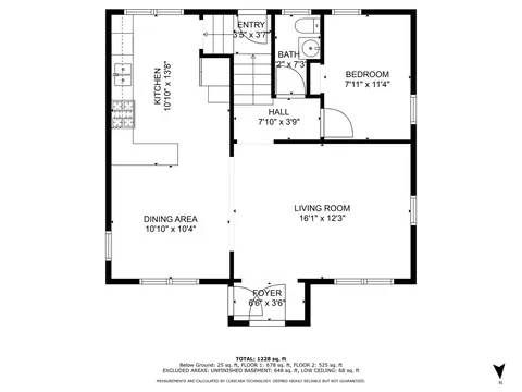 Floorplan - 6410 Sinclair Ave, Berwyn, IL 60402 photo 2 of 4