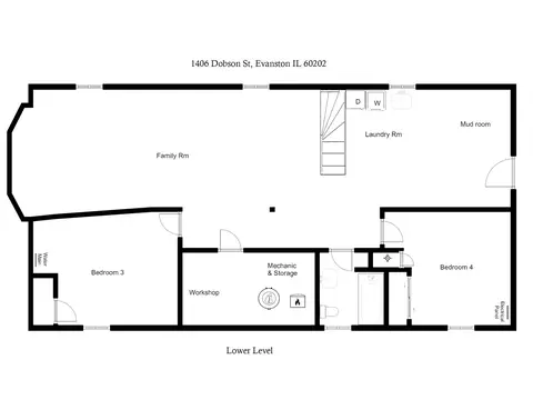 Floorplan - 1406 Dobson St, Evanston, IL 60202 photo 3 of 3