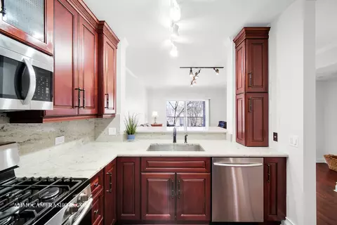 Kitchen - 111 N Wheaton Ave #308, Wheaton, IL 60187 photo 3 of 5